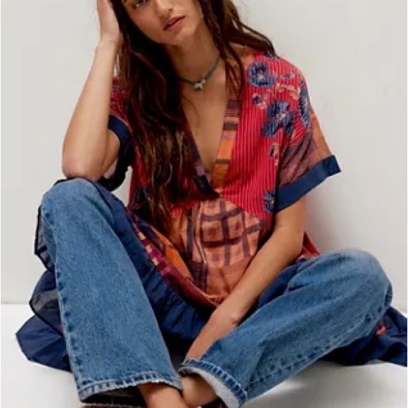 Free People Printed Agnes Dress - Picture 3 of 7